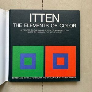 1970 The Elements of Color Itten Spectrum Colour Art Theory Design Classic Hue